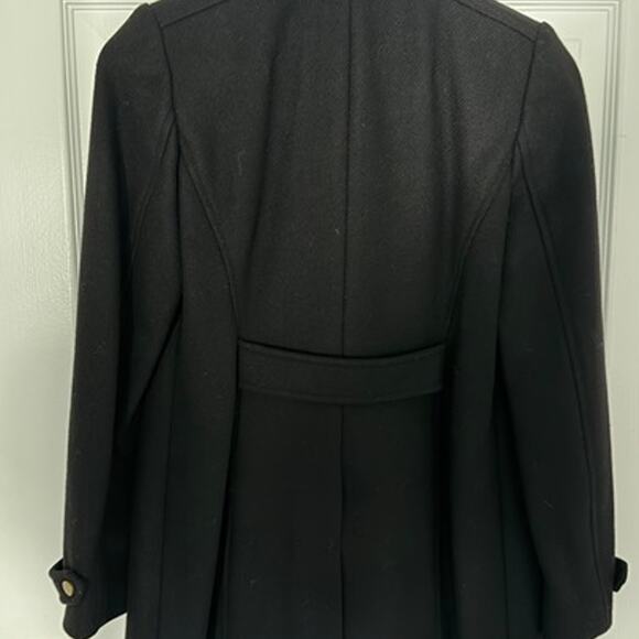 Tory Burch Wool Peacoat, Black, Size 2(XS) - Picture 6 of 9